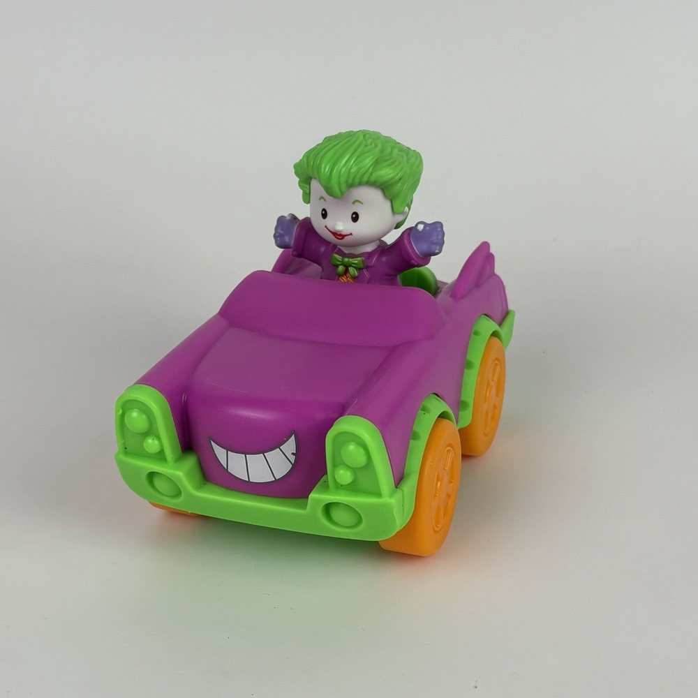 Fisher-Price Little People Doll & Car DC Super Friends The JOKER 5" Figure